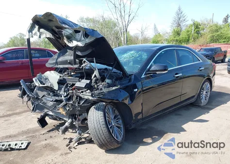 2021 Cadillac Ct4 Premium Luxury из США, поврежденный, VIN 1G6DF5RK8M0121711